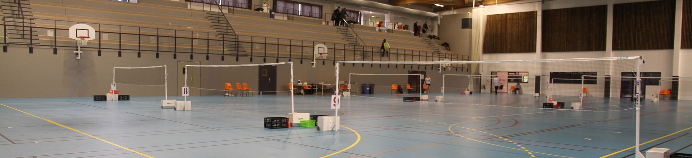 Le gymnase du Levant et ses 9 terrains